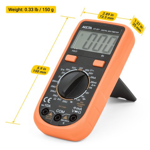 Digital Multimeter Accta AT-201 Preview 5