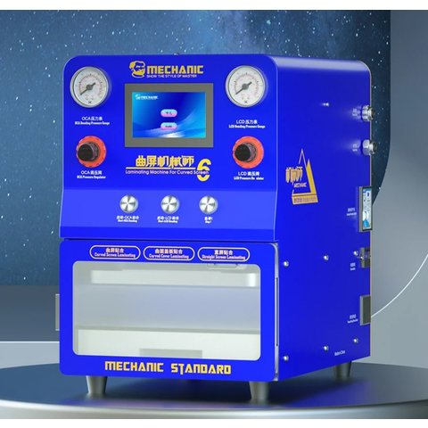 LCD Module Gluing Machine Mechanic 6 compatible with Cell Phones; Tablets, (vacuum, with vacuum pump, 10,5") Preview 1