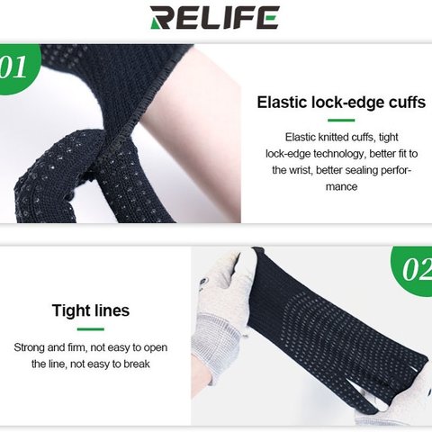 ESD Gloves RELIFE RL-063A, (heat resistant) Preview 3