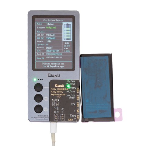 Аккумулятор для iPhone 13 mini, Li-ion, 3,88 B, 2520 мАч, повышенная ёмкость, без ошибки, (A2660) Превью 1