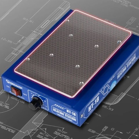 Preheating Platform Mechanic HT-18, (for motherboards repairing, 60-120°С, 450W) Preview 3