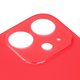 Panel trasero de carcasa puede usarse con iPhone 12 mini, roja, no es necesario desmontar la cámara, Original (PRC), big hole Vista previa  1