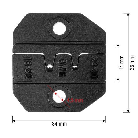 Матриця для кримпера Pro'sKit 1PK-3003D36 Прев'ю 1