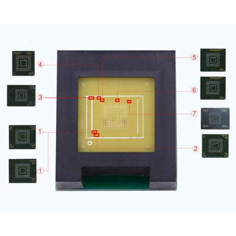Адаптер eMMC SAM-TP-BGA 169 Превью 2