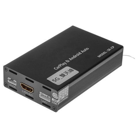 Универсальный беспроводной CarPlay и Android Auto адаптер с выходами AV, RGB, LVDS Превью 1