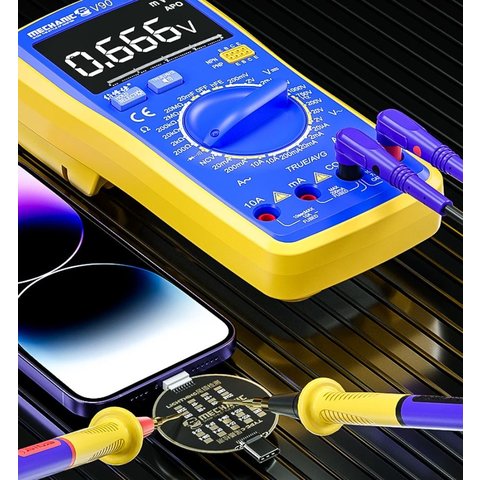 Тест-кабель для перевірки конектора зарядки Mechanic T810, USB тип-C, Lightning Прев'ю 1