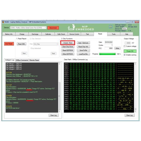 Лицензия для сброса ошибок чипа батареи DJI для NLBA1 (1 год) Превью 1