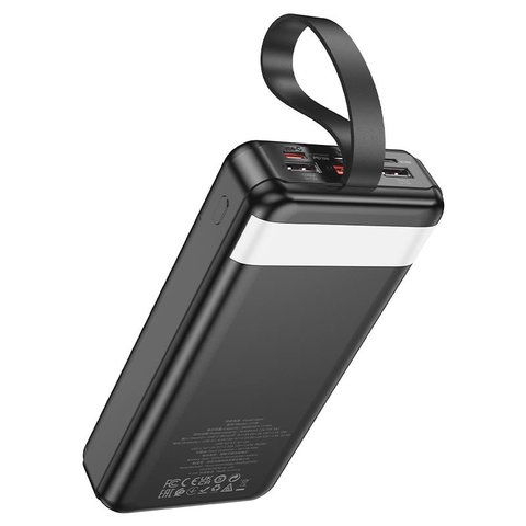 Power bank Hoco J123B, 30000 мАч, 22,5 Вт, черный, Quick Charge, Power Delivery (PD), #6942007612081 Превью 2