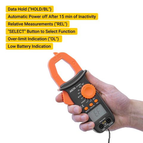 Токоизмерительные клещи Accta AT-600C Превью 2