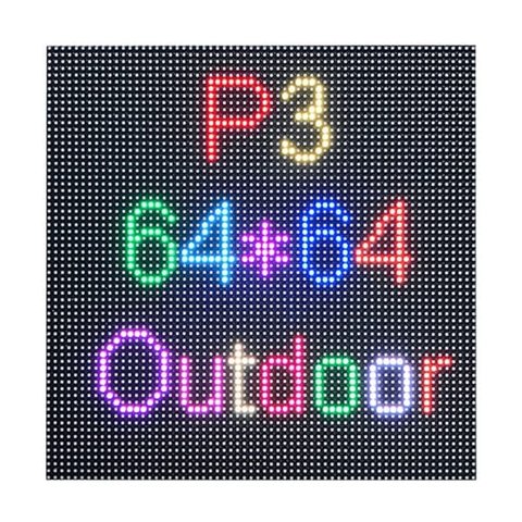 LED-модуль CVTAT для рекламних екранів P3-RGB-SMD1515 (192 × 192 мм, 64 × 64 точок, IP65, 4500 нт) Прев'ю 1