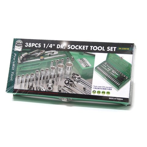 Interchangeable Socket Set Pro'sKit SK-23801M Preview 1